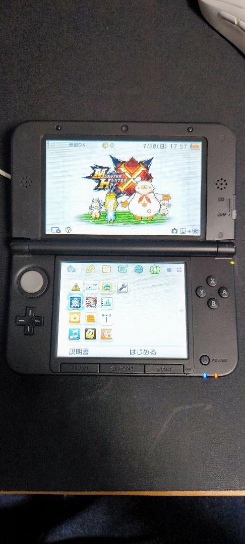 ニンテンドー3DSLL 本体 ブルー 初期化済み 動作確認済み 箱なし取説なし 画像7
