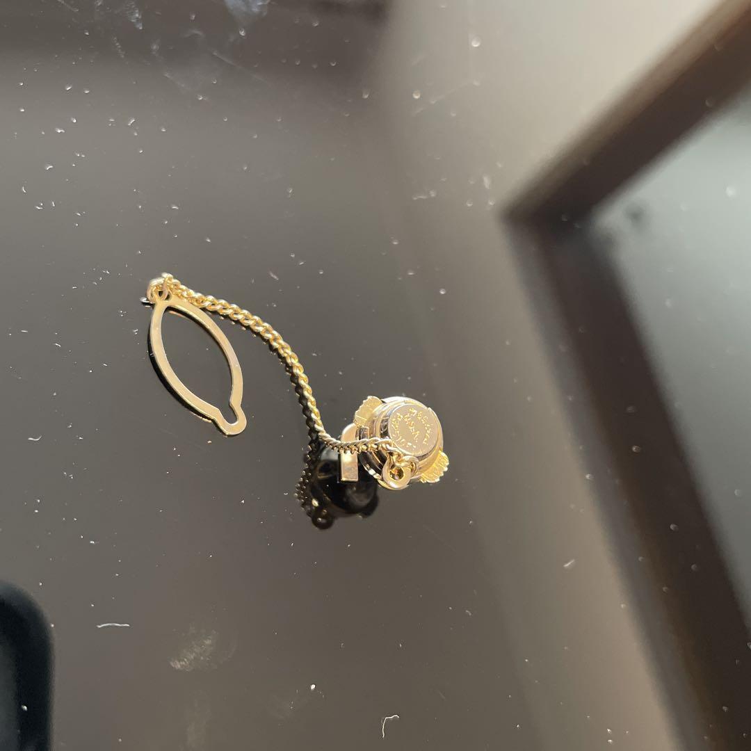 TASAKI タサキ K14 イニシャル S ネクタイピン タイタック