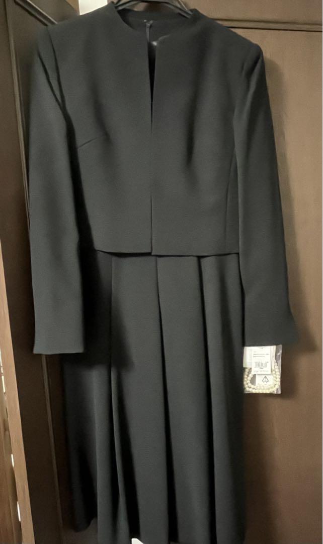 礼服 黒 ワンピーススーツ