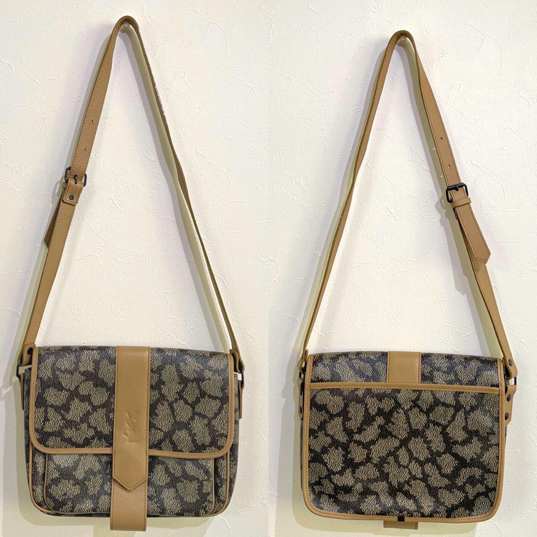 即納通販 サンローラン ジラフ柄 ヴィンテージ Re2ND-m42216870359 ショルダーバッグ YSL 数量限定定番