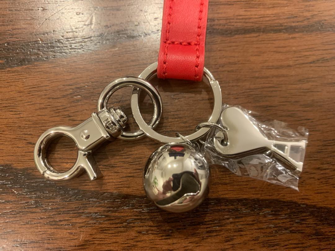 新品】AMI Paris アミパリ キーリング キーホルダー レッド