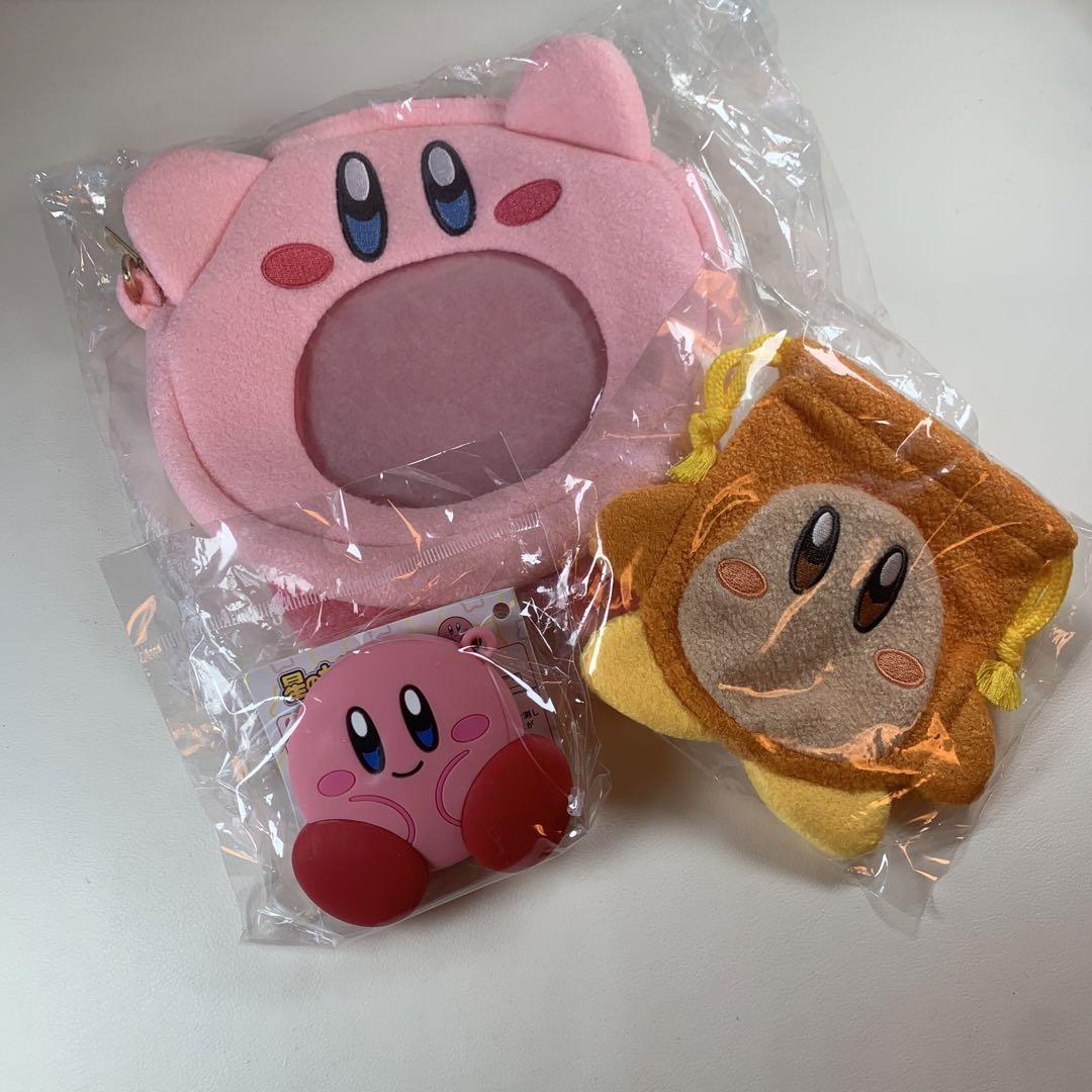 星のカービィ　おでかけポシェット　星のカービィ ちょっとしたおでかけに♪ぬいぐるみ型のフラットポシェットが
