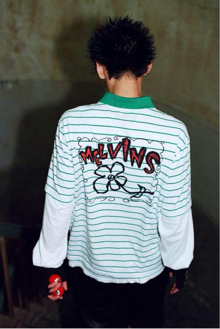 Supreme Melvins Stripe S/S Polo Mサイズ Supreme Melvins Stripe S S Polo Black Men's - SS24 - US