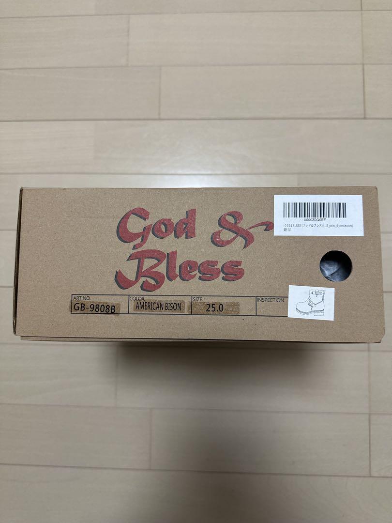 ゴッドアンドブレス God&Bless 25cm エンジニアブーツ 未使用品
