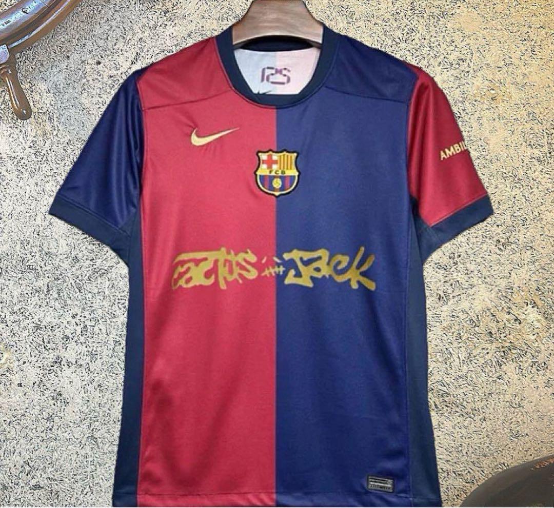 Nike FC Barcelona シャツ Lサイズ トラビススコット