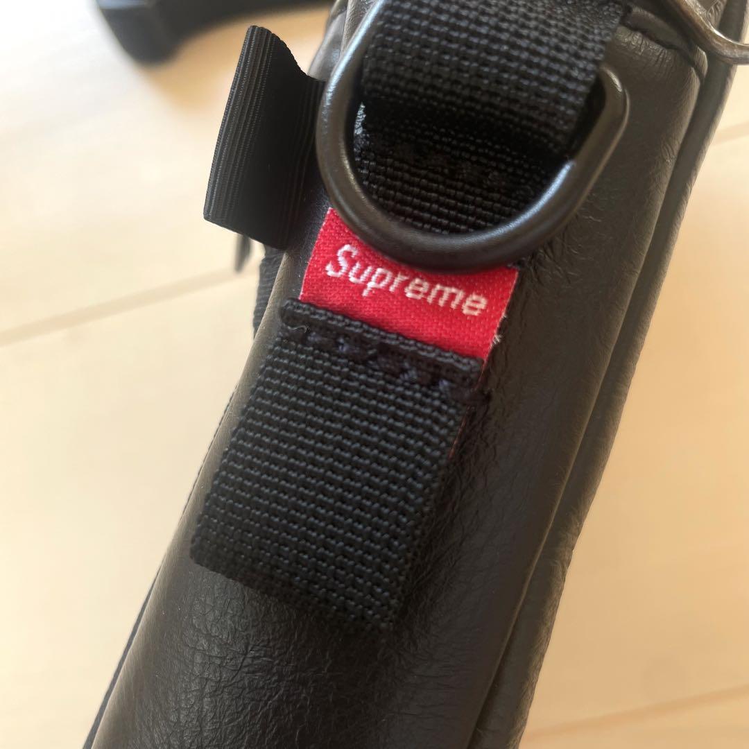 美品 Supreme ノースフェイス Leather Shoulder Bag