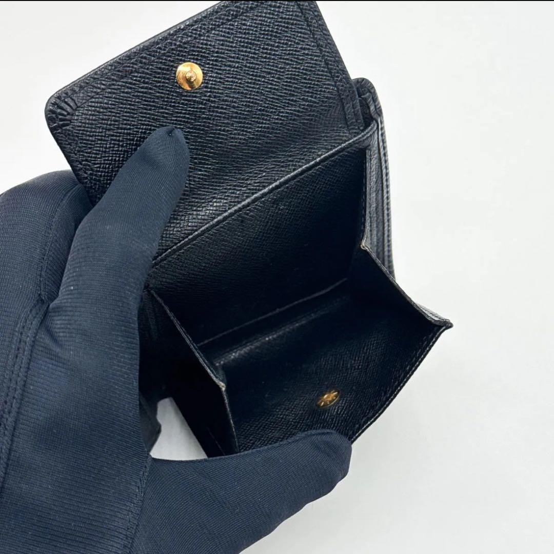 ルイヴィトン エピ マルコ 二つ折り財布 黒 財布 ブラック クレディモネ