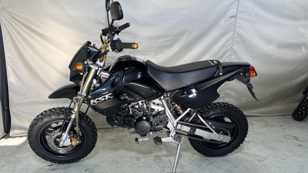 KSR110　ブロックタイヤ オフロードバイク 中古 黒