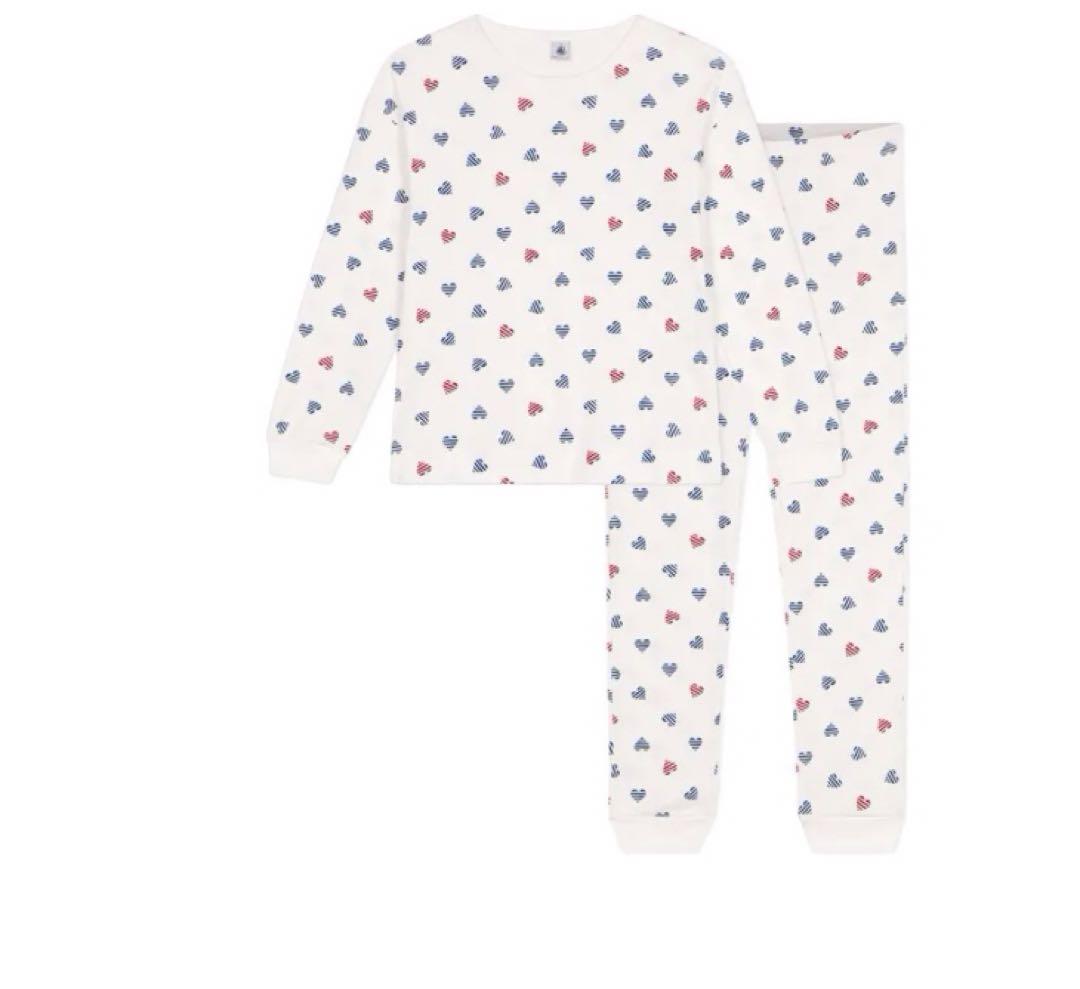 PETIT BATEAU ハート柄パジャマ サイズ L - メルカリ