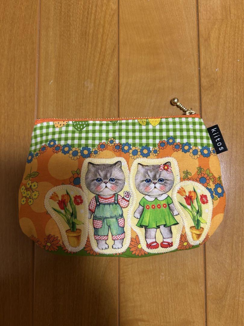 ハンドメイド　コヤンイサムチョン　ダーツ入りポーチ
