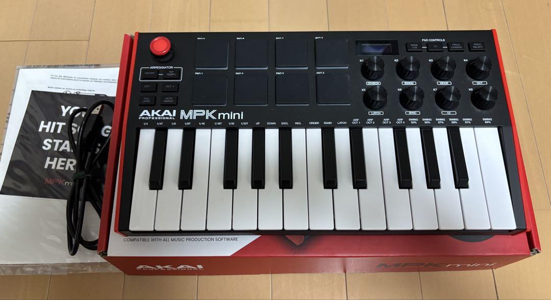AKAI MPK mini MIDIコントローラー