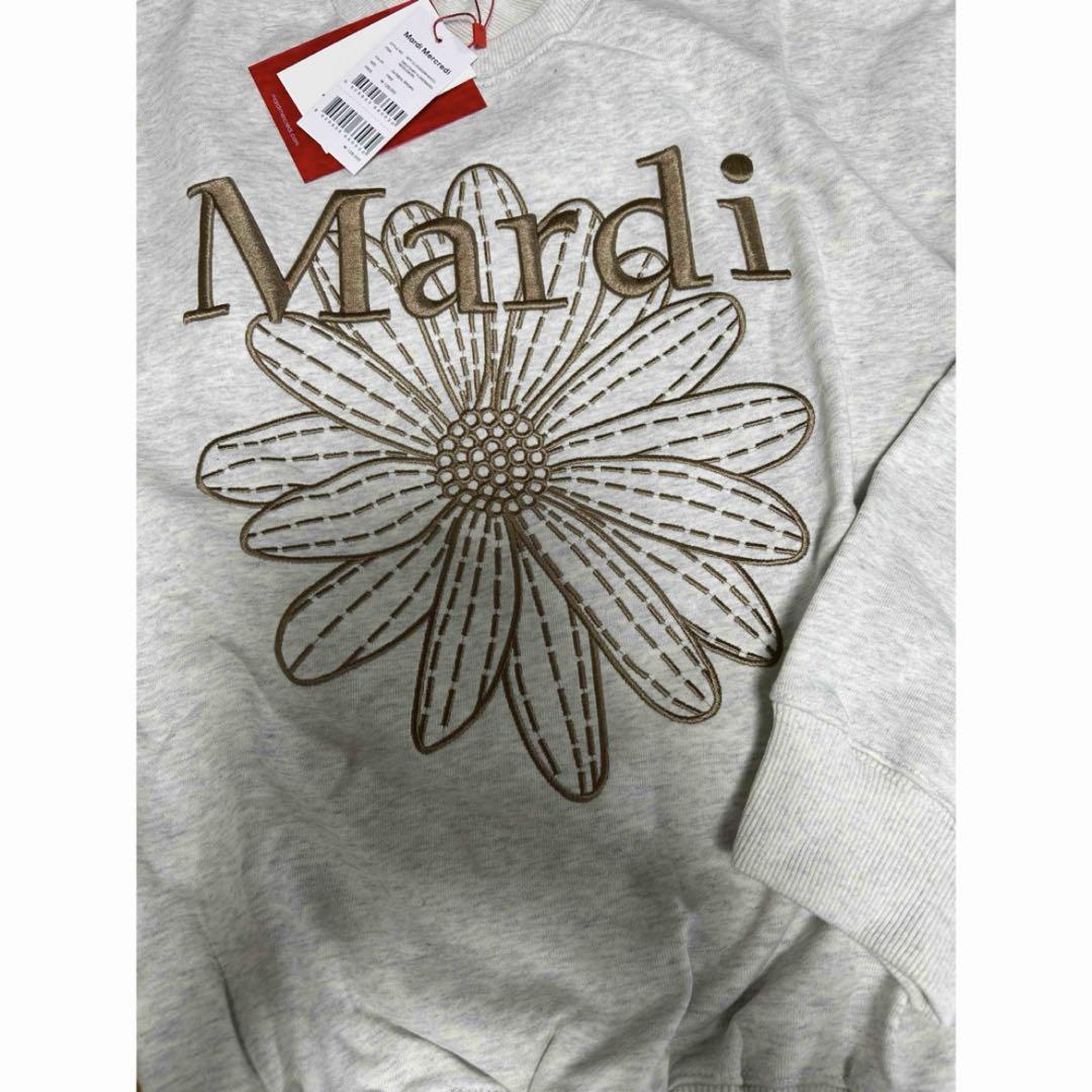 マルディメクルディ刺繍花柄スウェットトレーナー