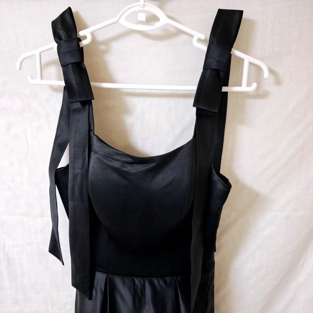 黒 ウェディング カラー ドレス 結婚式 前撮り 2次会 フォト 韓国風 街撮り