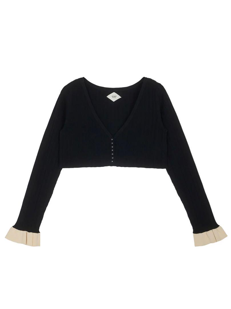 MEDI PURIPURI SHORT KNIT CARDIGAN