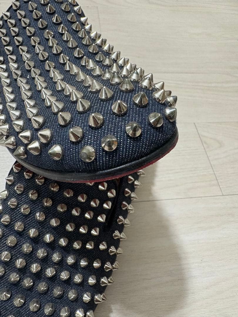 クリスチャン ルブタン デニム 40 1/2 クリスチャン ルブタン デニム 40 1/2