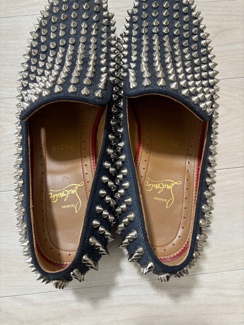 クリスチャン ルブタン デニム 40 1/2 クリスチャン ルブタン デニム 40 1/2