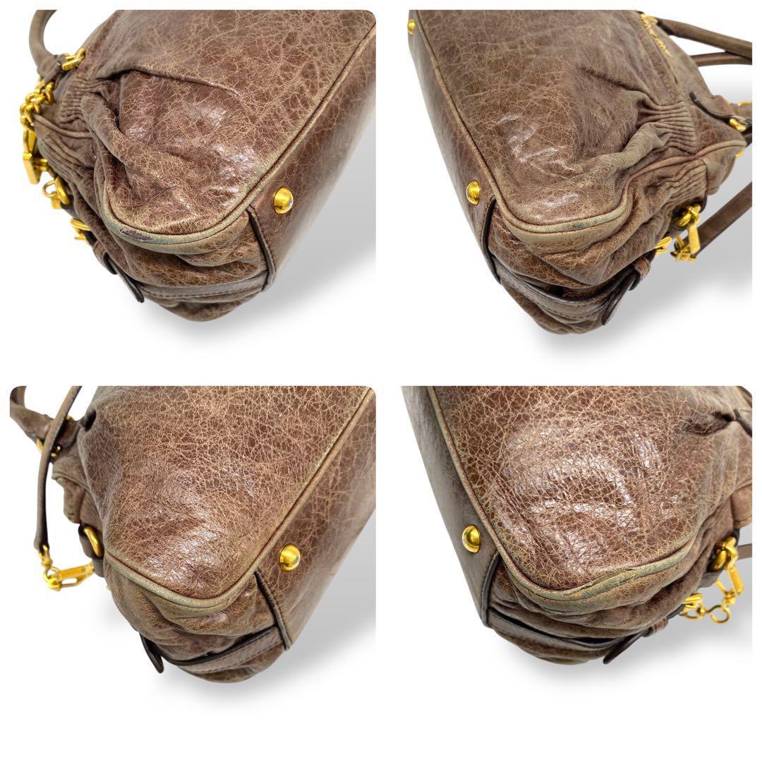 Miu Miu bag 2way shoulder pad charm y2k - メルカリ