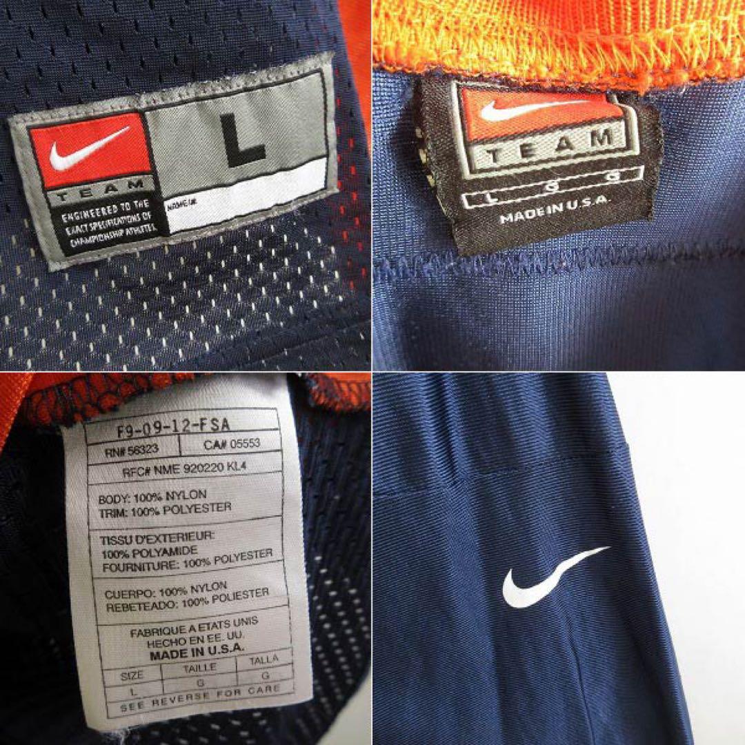 90s USA製NIKEナイキ NFL BRONCOS アメフト ゲームシャツL
