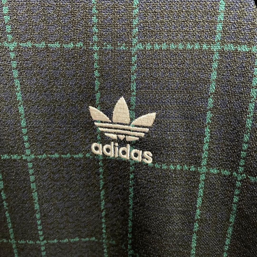 アディダスオリジナルス スウェット ジャージ チェック柄