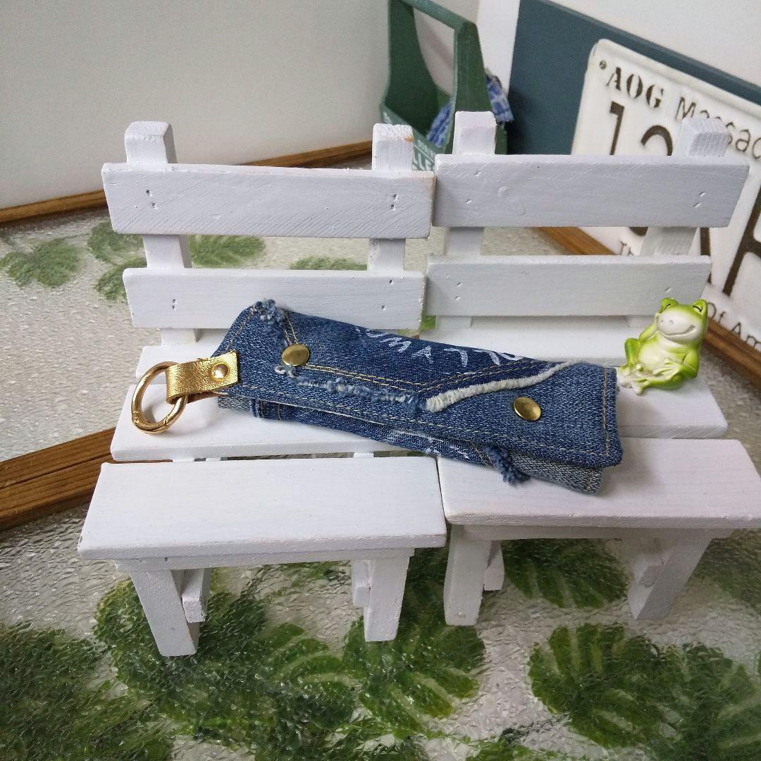 Z7.99❤️デニムリメイク 持ち手カバー ハンドメイド
