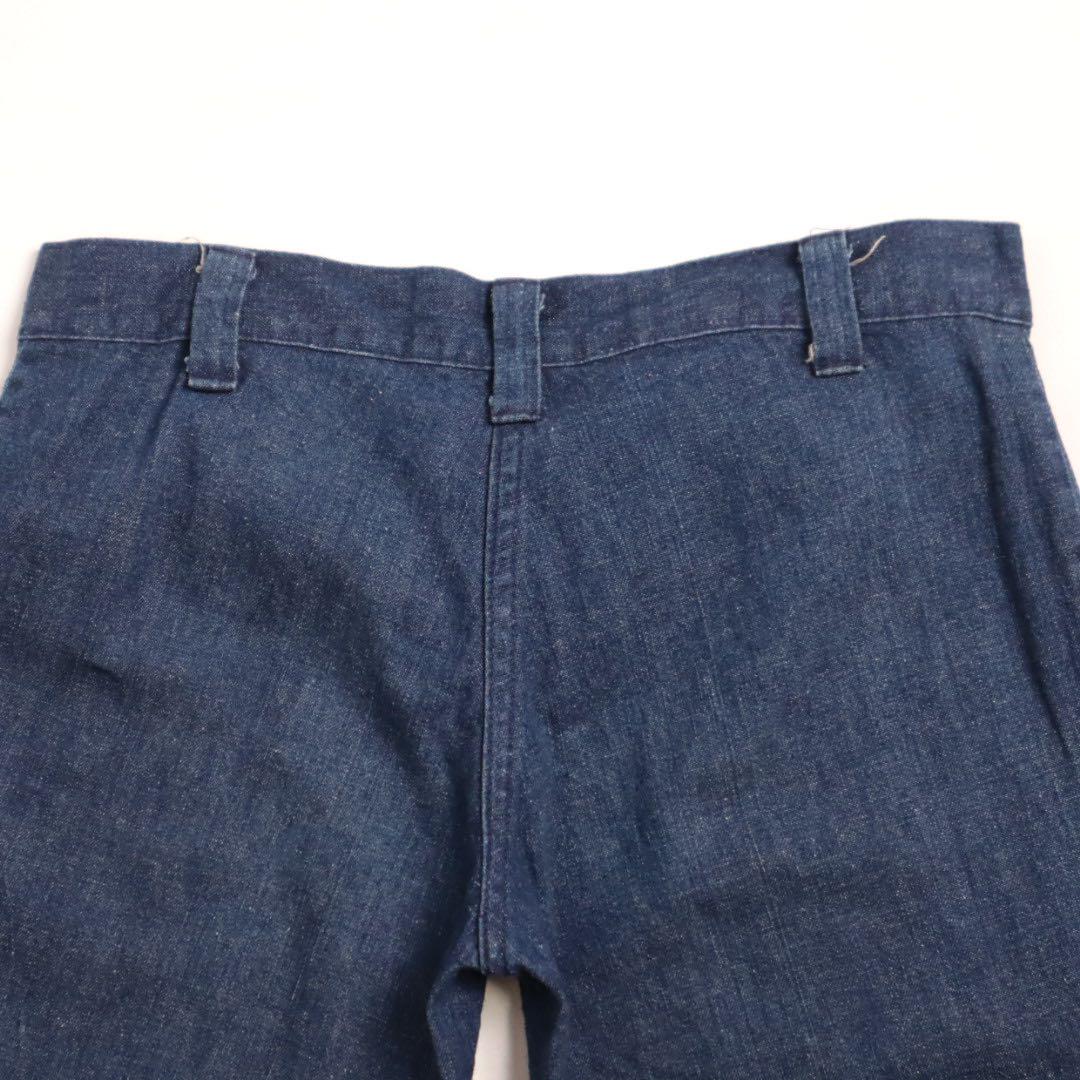 Vintage 60s 70s デコレーション フレア ベルボトムデニム