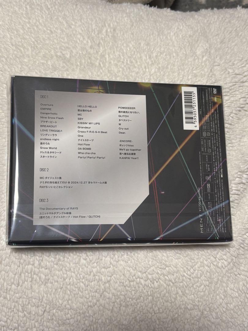 Snow Man Dome Tour 2024 RAYS(初回盤) DVD3枚組