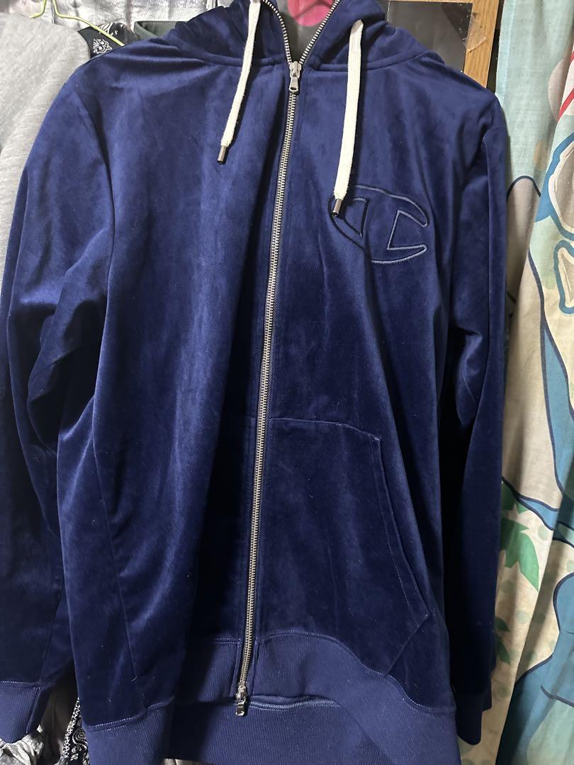 Champion ネイビー フルジップ パーカー