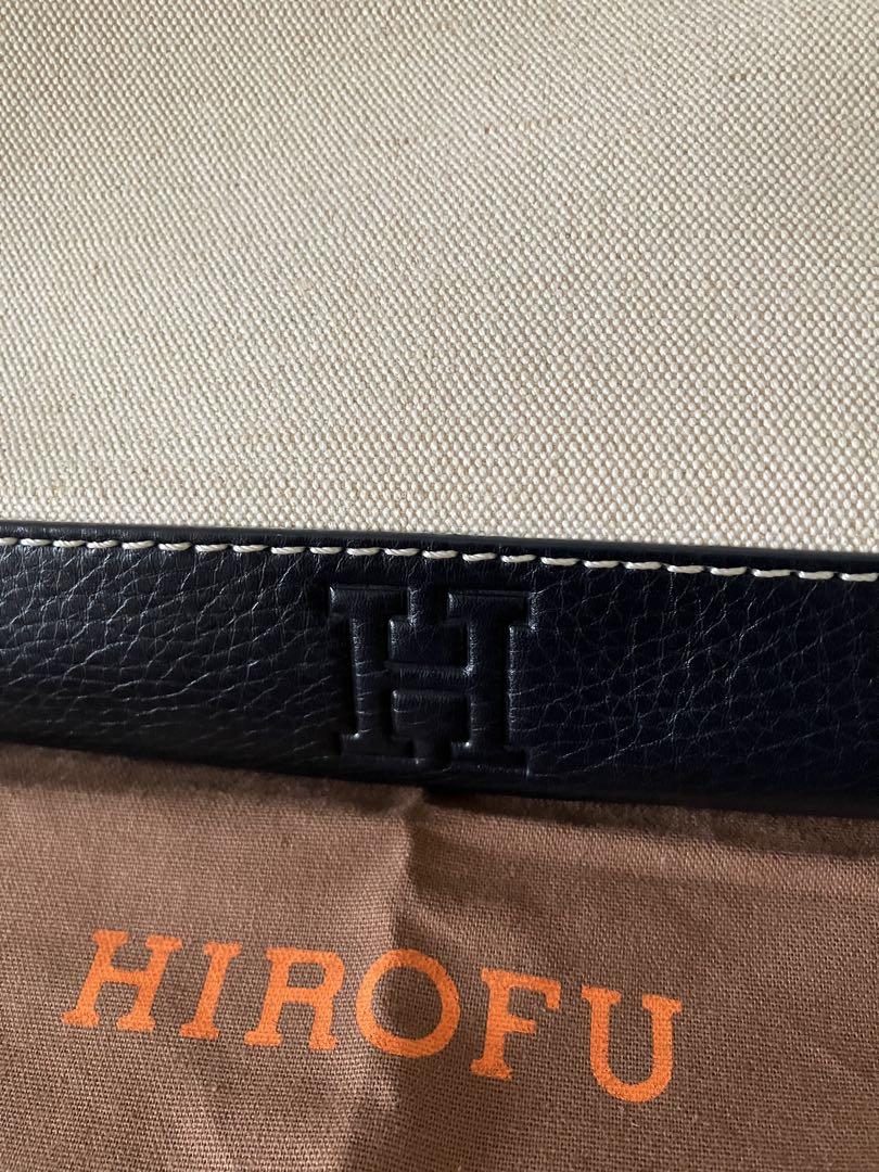 HIROFUヒロフキャンバス レザーコンビ バッグ ワンショルダー