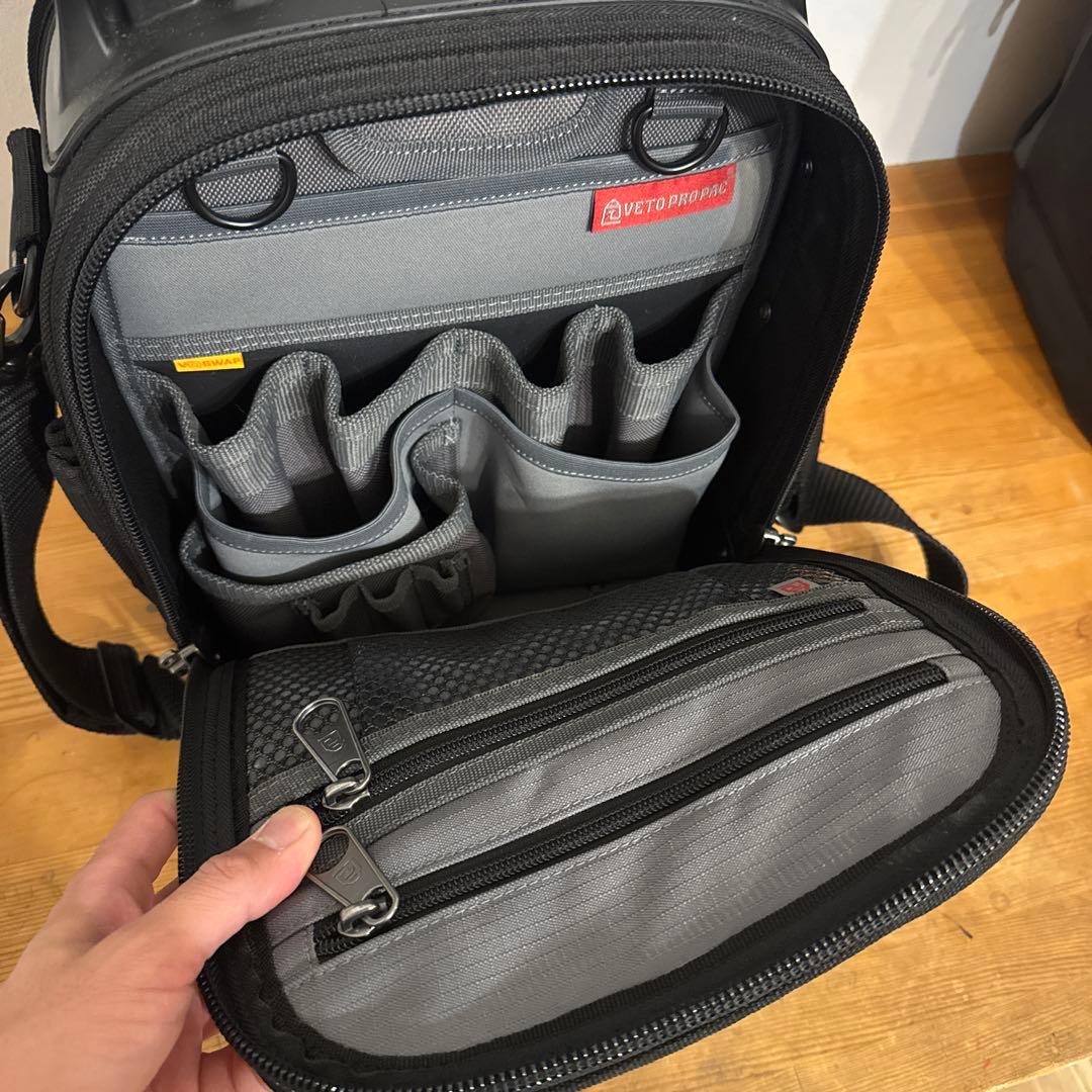 TECH-MATE VETO PRO PAC ブラックツールバッグ TECH-MATE VETO PRO PAC ブラックツールバッグ