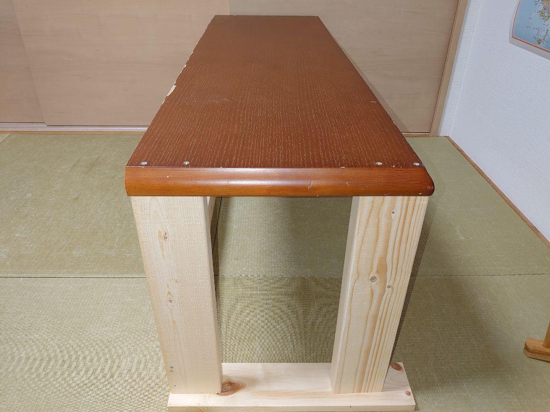 【其の30】中古テーブルを加工したパチスロ実機を置く台（２台用シンプルスタンド）