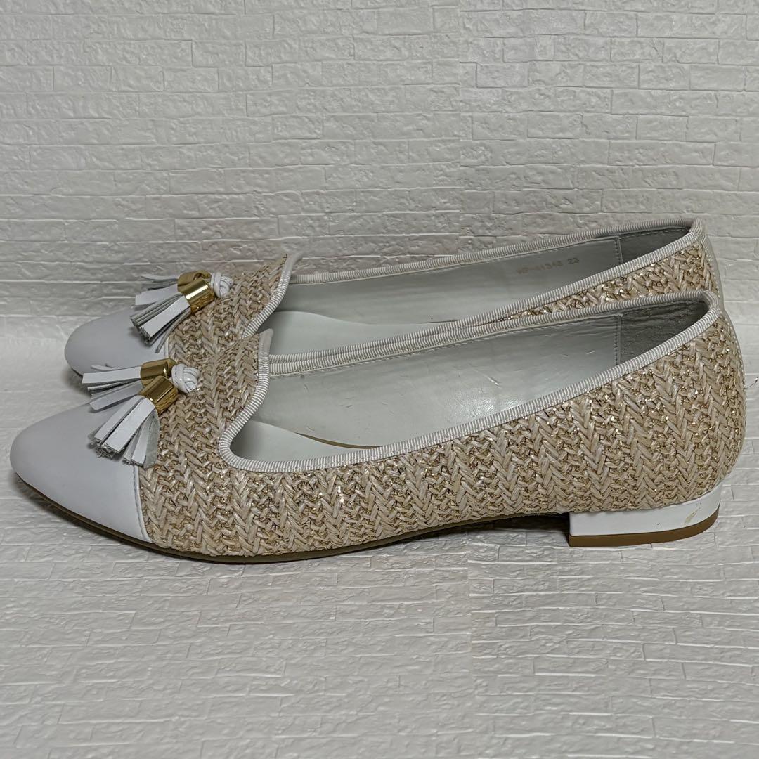 【新品】DIANA ダイアナ タッセル フラットシューズ 23cm
