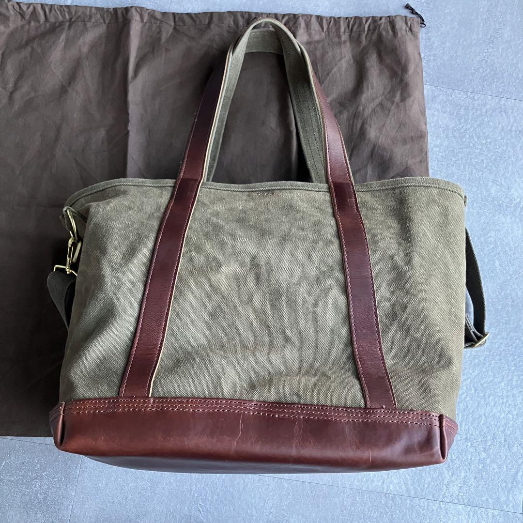 バッグ arts&crafts AGING CANVAS 2WAY TOTE