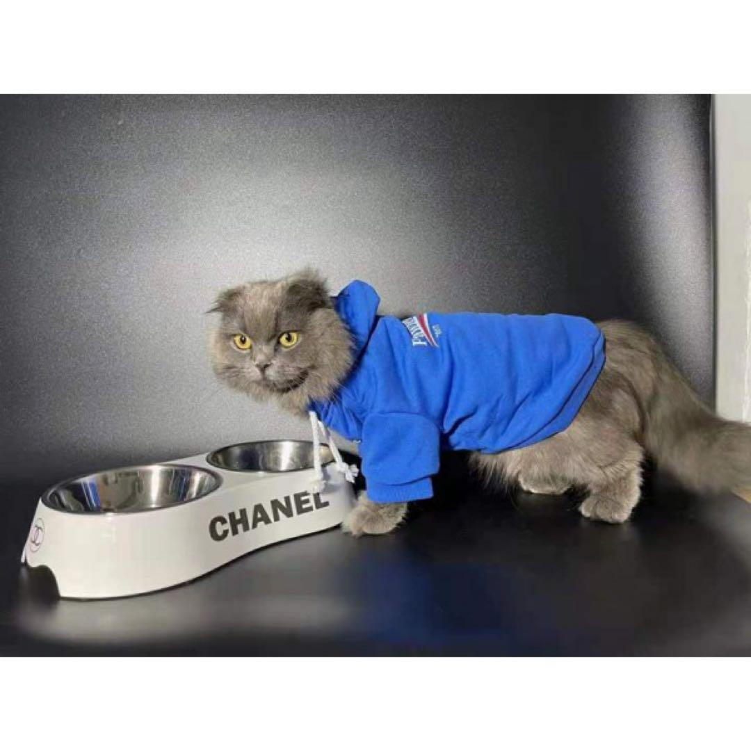 CHANEL ノベルティ ペットボウル 犬 猫 フードボウル 餌入れ