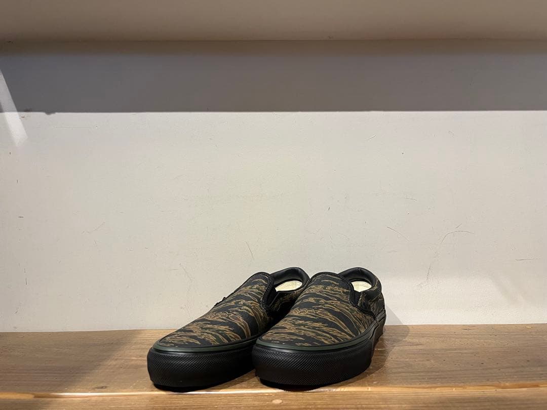 VANS SKATE SLIP-ON カモ 総柄 US 26cm26cm・VANS