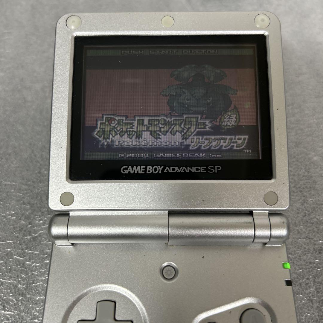 ゲームボーイアドバンスSP プラチナシルバー 充電器付き 動作品】ゲームボーイアドバンスSP 本体プラチナシルバー 充電器