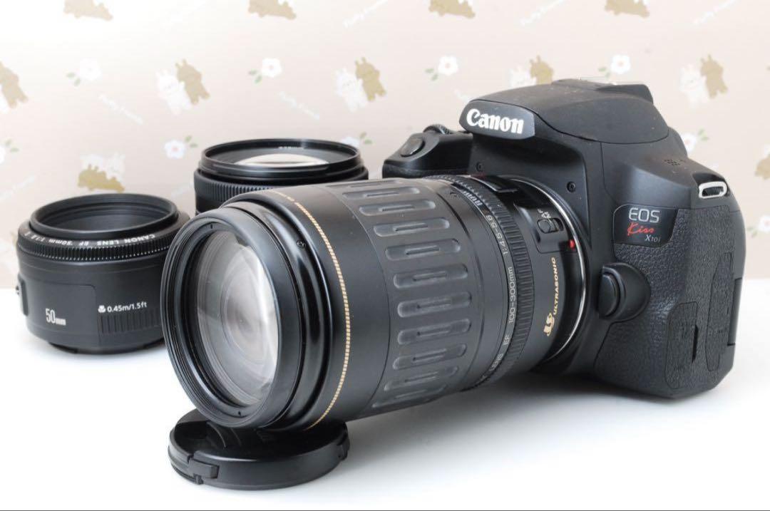 Wi-Fi❤️美品❤️レンズ3本❤️Canon Kiss X10i❤️最新機種❤️ 80,300円