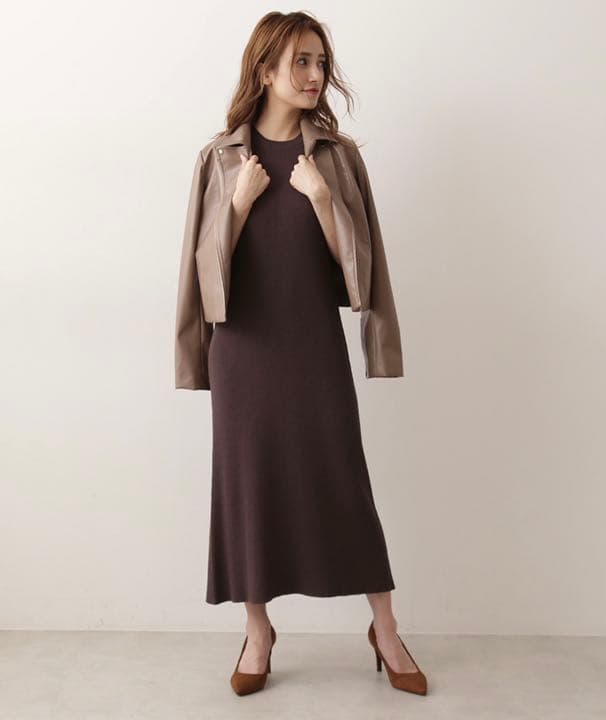 Proportion Body Dressing❤︎大人レザーライダースジャケット