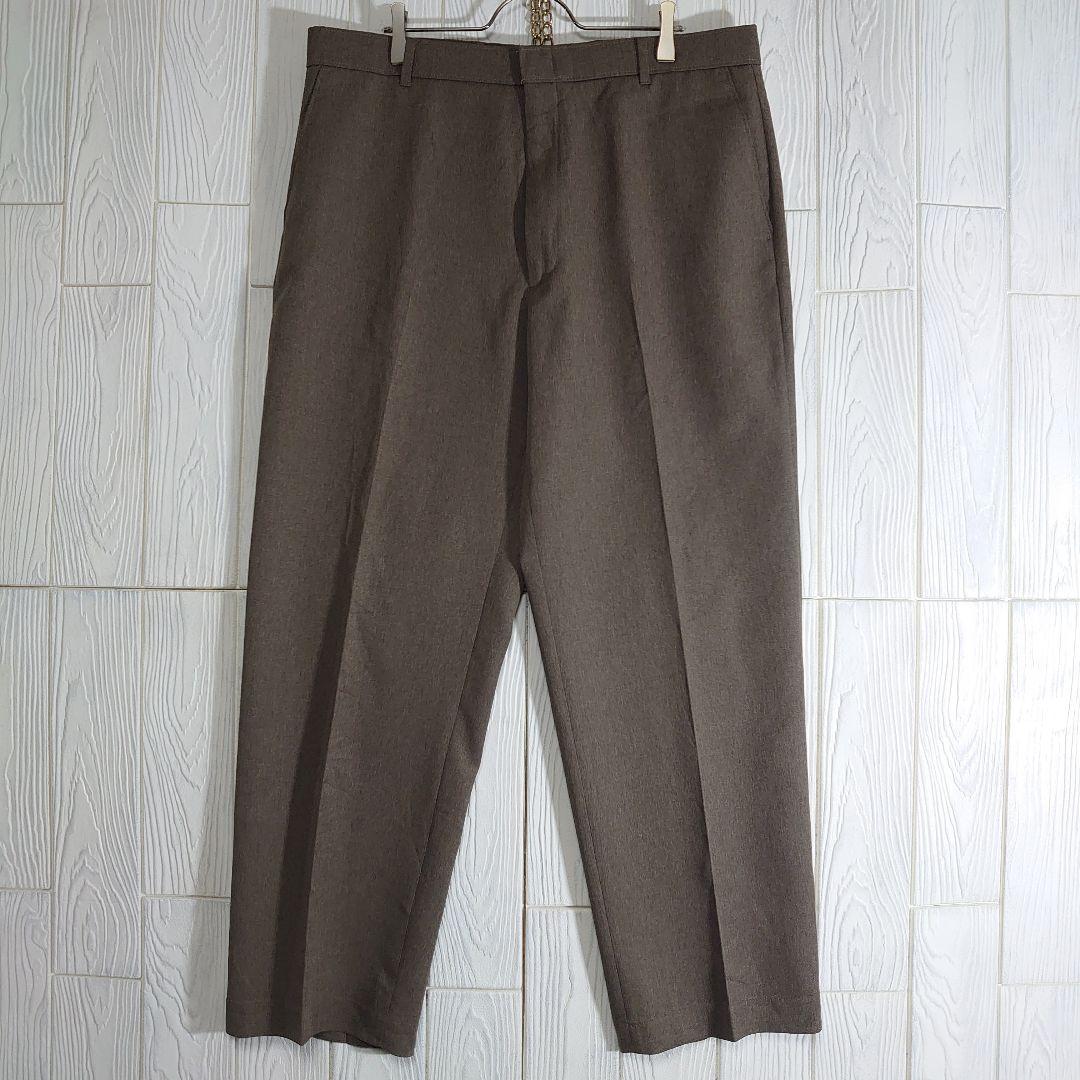 人気 リーバイス アクションスラックス W36L29 ブラウン ポリパンツ 古着 人気 リーバイス アクションスラックス W36L29 ブラウン ポリパンツ 古着