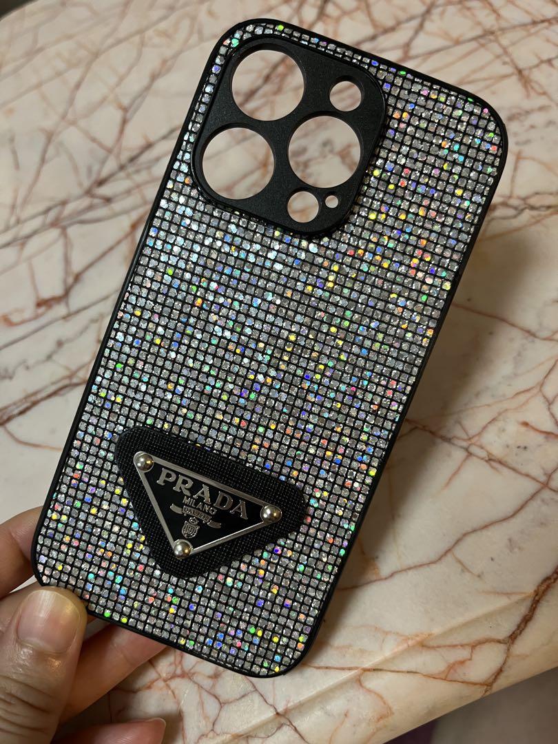 PRADA ストーン装飾 iPhoneケース　アイフォン13 PRADA ストーン装飾 iPhone13 Proケース