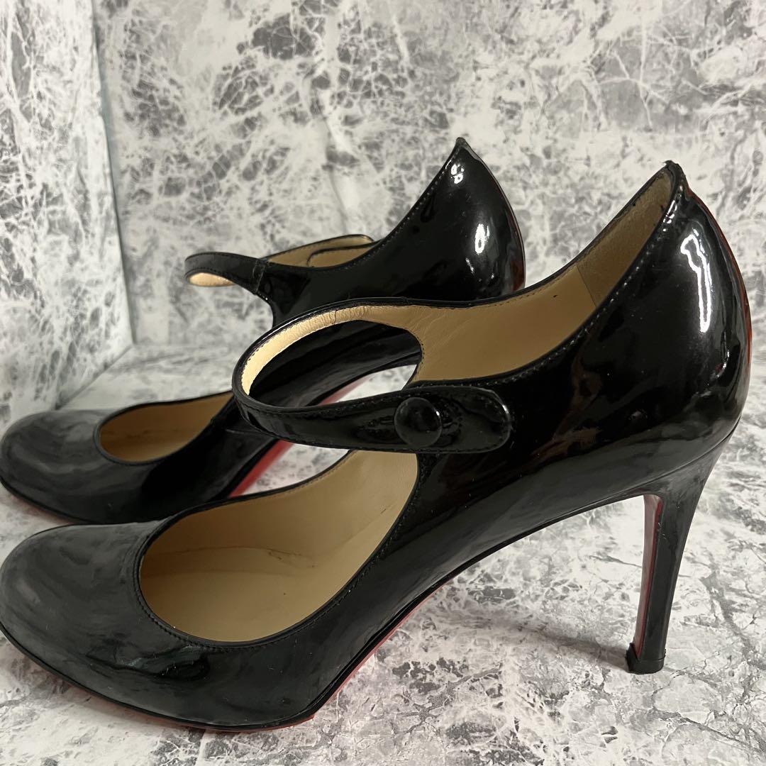 Christian Louboutin エナメルストラップパンプス　36.5