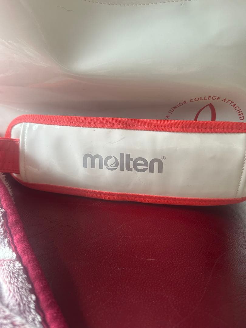 molten ボールバッグ ホワイト/レッド
