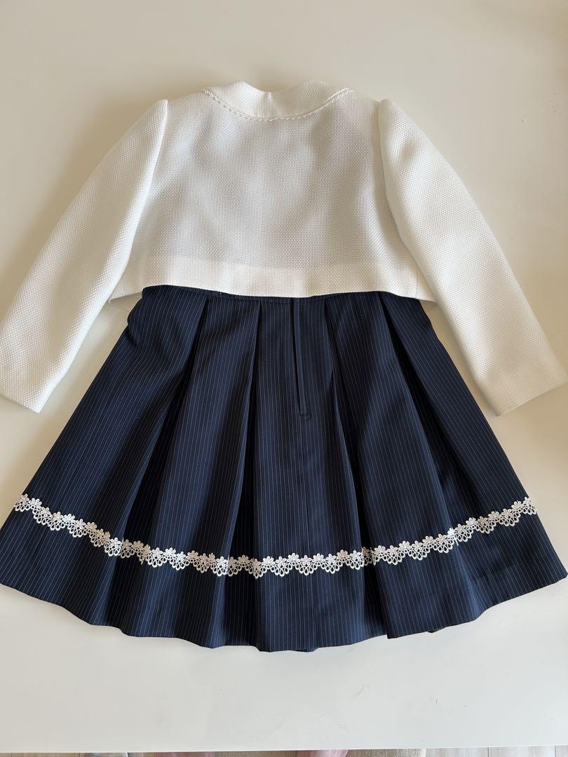 卒園式 入学式 サクラ SAKURA ワンピース&靴セット 115cm