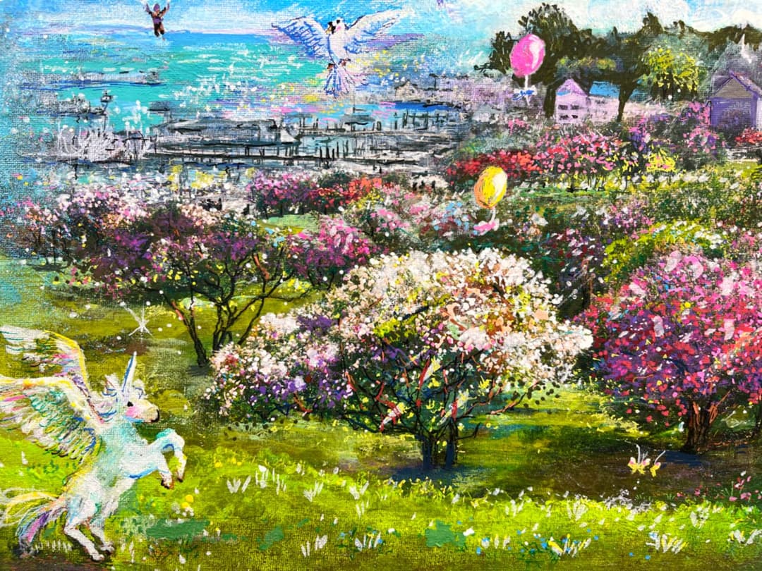 ○aroma様専用The sky loves peace 含む二作品絵画原画 | secril.fr