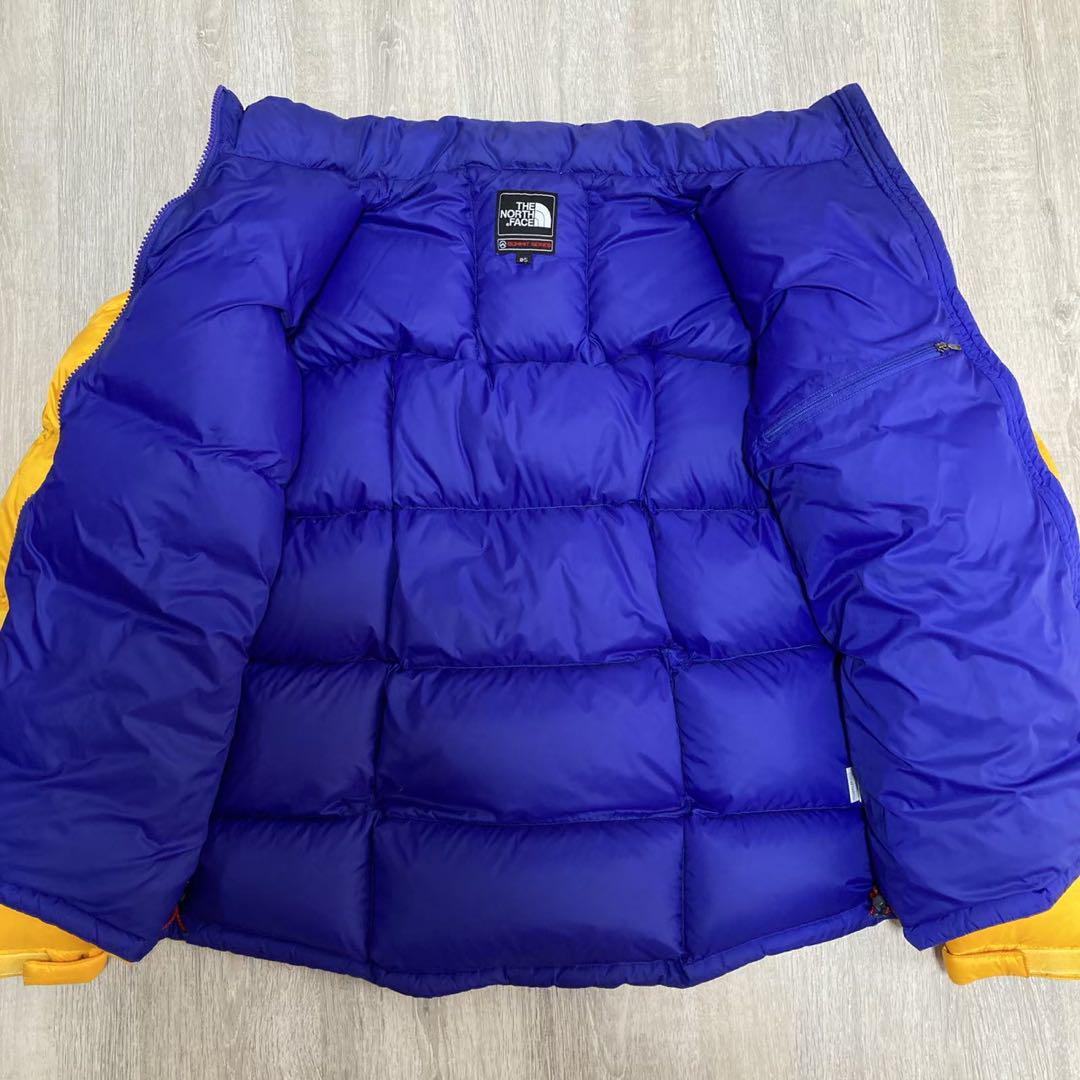 ノースフェイス 800FIL SUMMIT ダウン イエロー メンズM ノースフェイス 800FIL SUMMIT ダウン イエロー メンズM