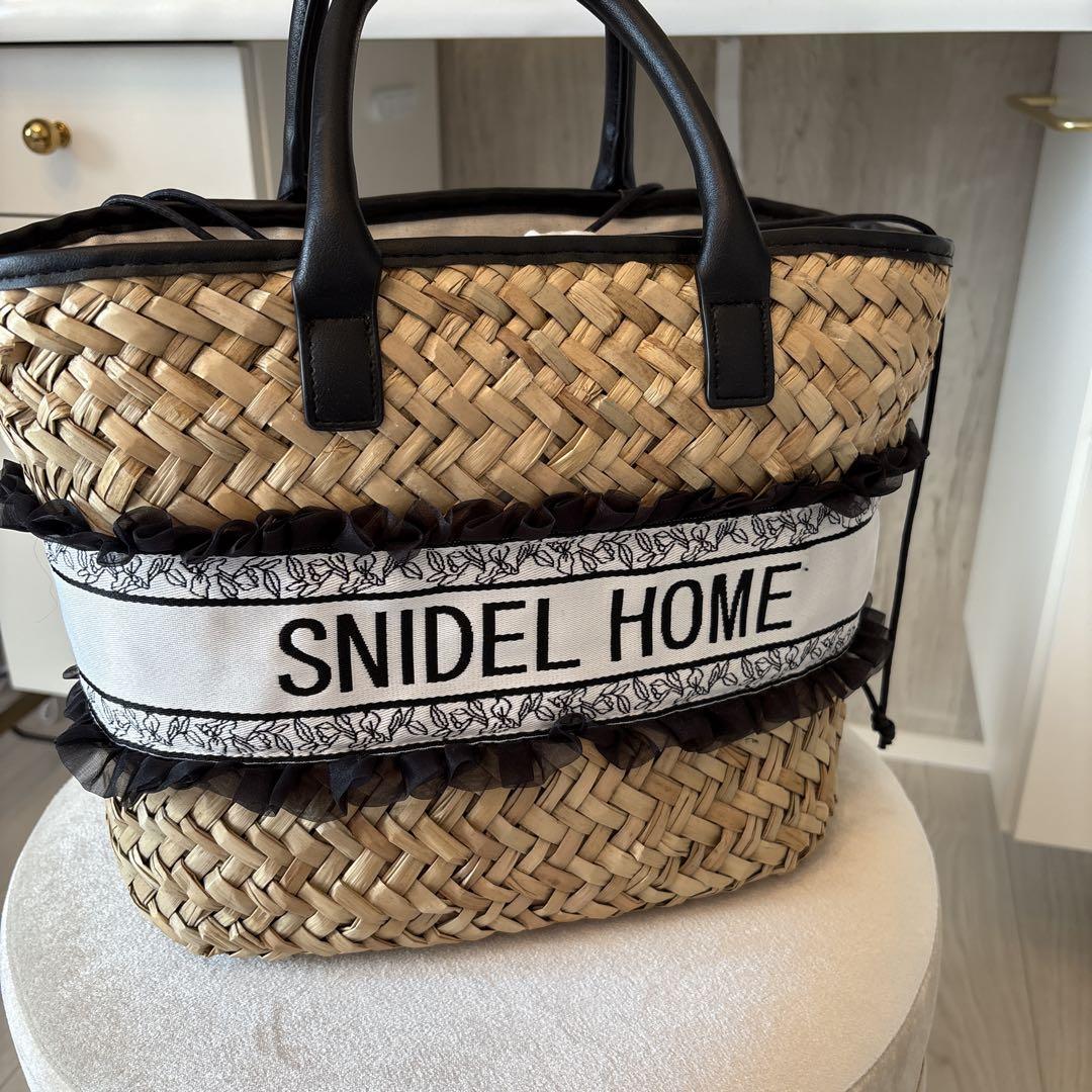 【スーパーセール】 SNIDEL HOME フリル付きトートバッグ - メルカリ バッグ