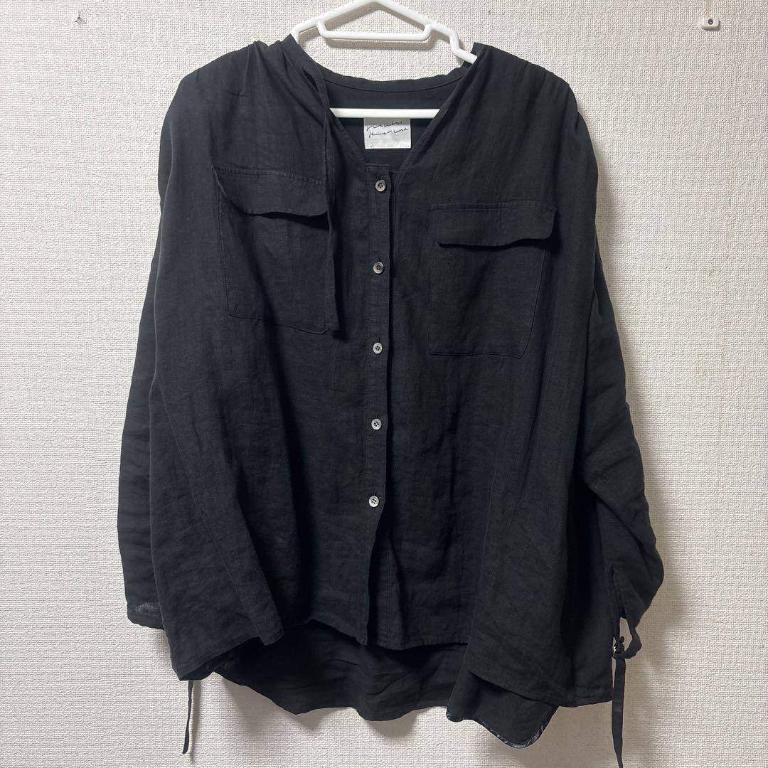ritsuko karita / boyish linen shirt - メルカリ