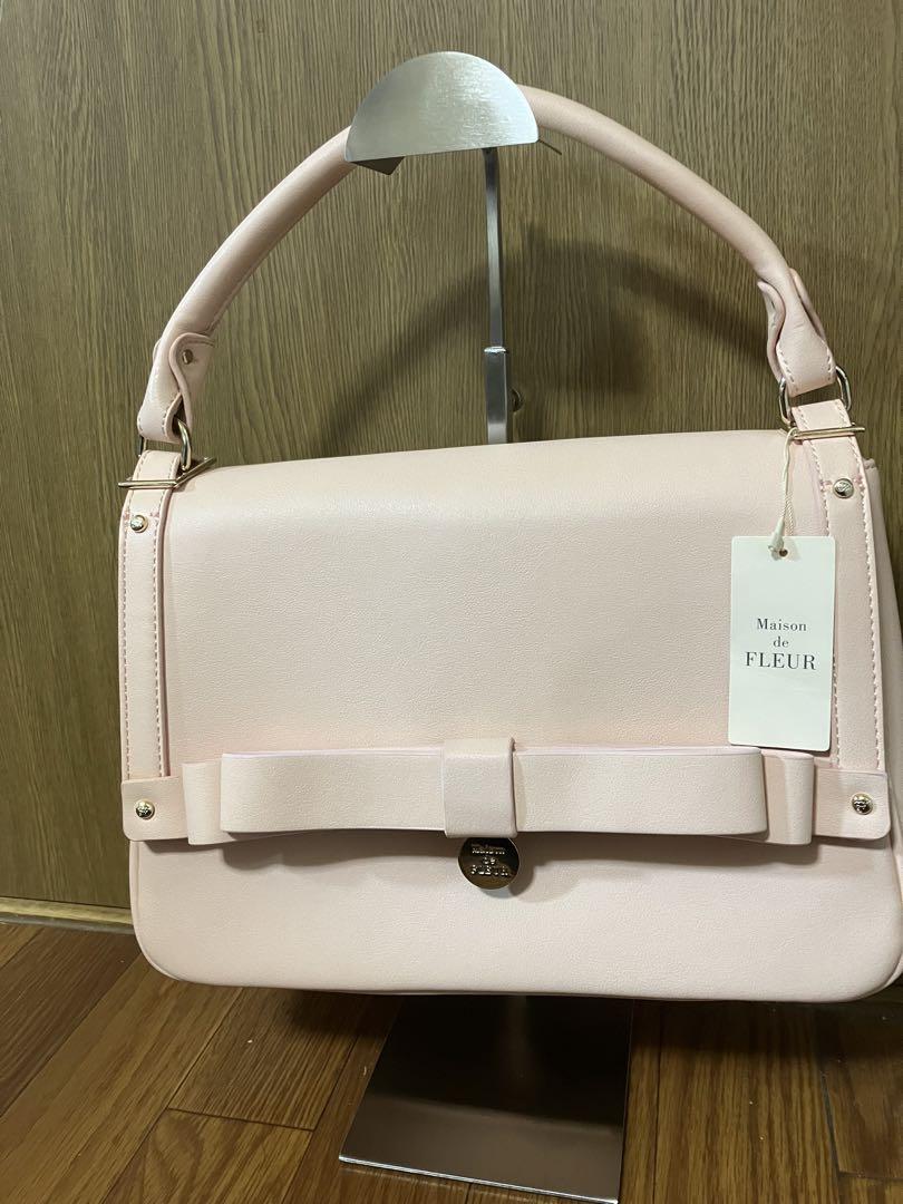 Maison de FLEUR ピンク ハンドバッグ新品　お値段交渉しましょう