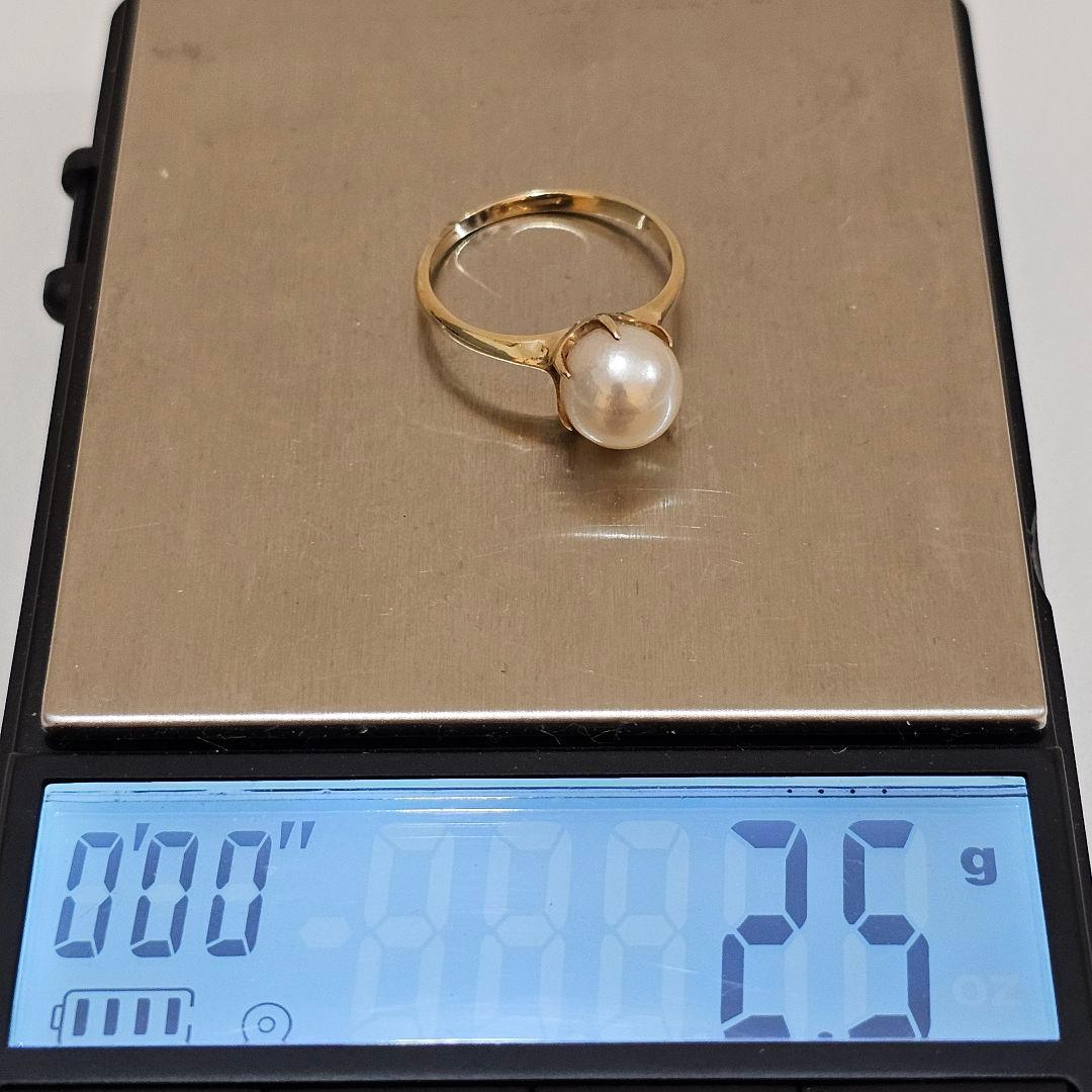 1847 ミキモトパールリングK14YGイエローゴールド14号8.1mm 1847 ミキモトパールリングK14YGイエローゴールド14号8.1mm