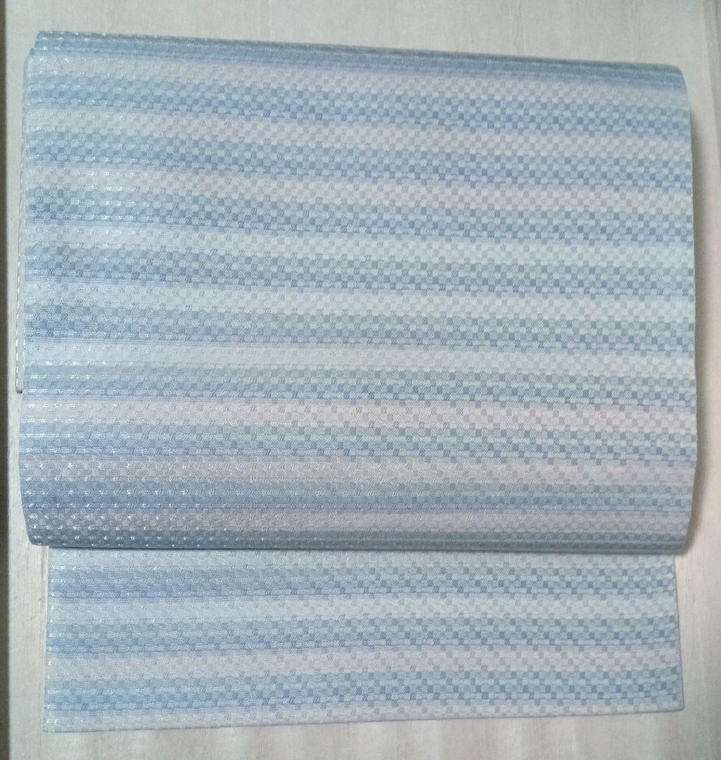 ◆本日限定30%オフ◆【河瀬満織物】柔らかな色と煌めきが美しい袋帯 466cm
