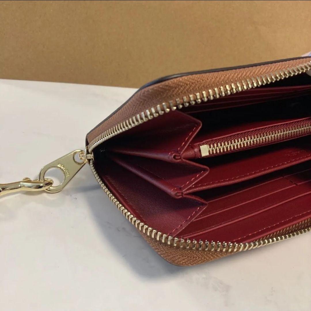 新品 コーチ COACH シグネチャー レインボー マルチカラー